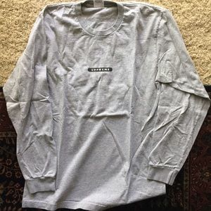 Supreme long sleeve wild t-shirt